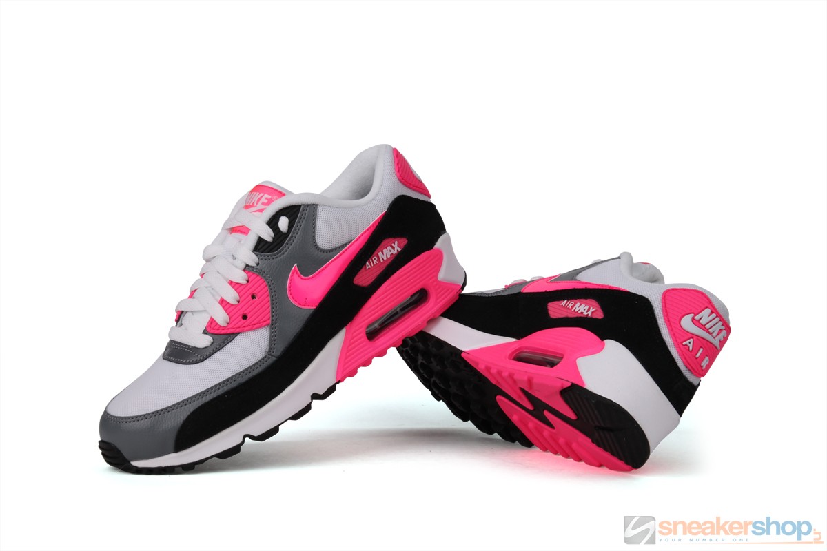 Nike Air Max 90 Grey&White&Pink